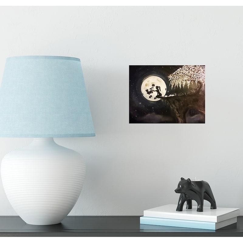 Moon Puzzle by Ed Capeau Giclee Art Painting Reproduction POD - 8 x 10