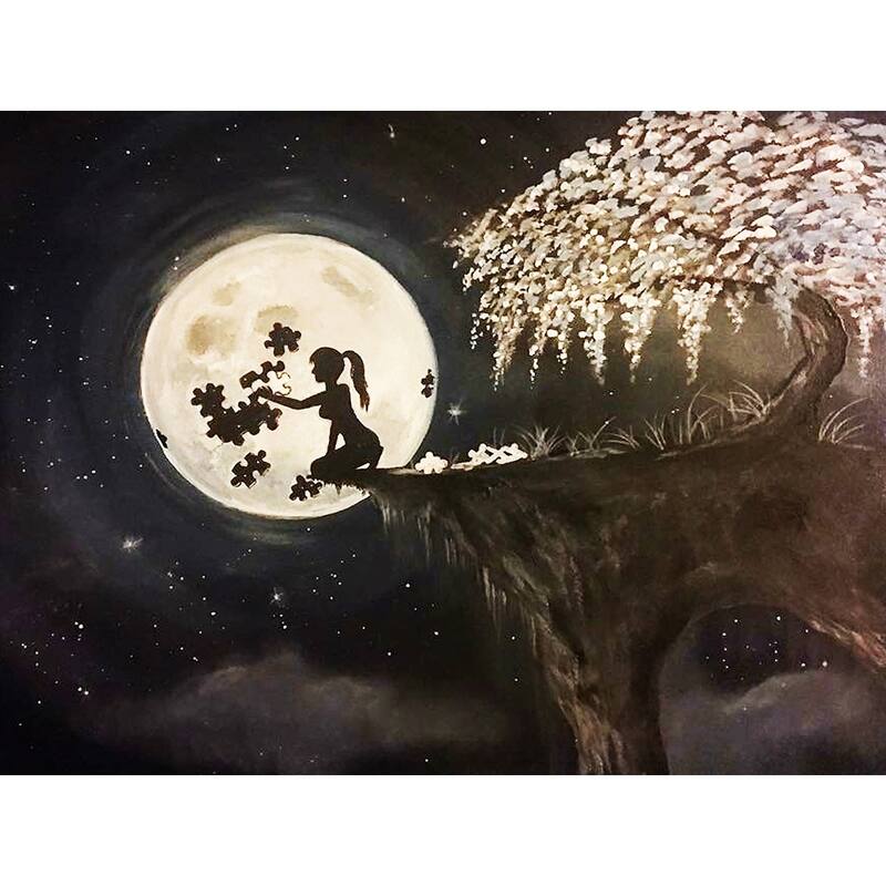 Moon Puzzle by Ed Capeau Giclee Art Painting Reproduction POD