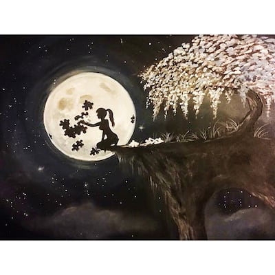 Moon Puzzle by Ed Capeau Giclee Art Painting Reproduction POD