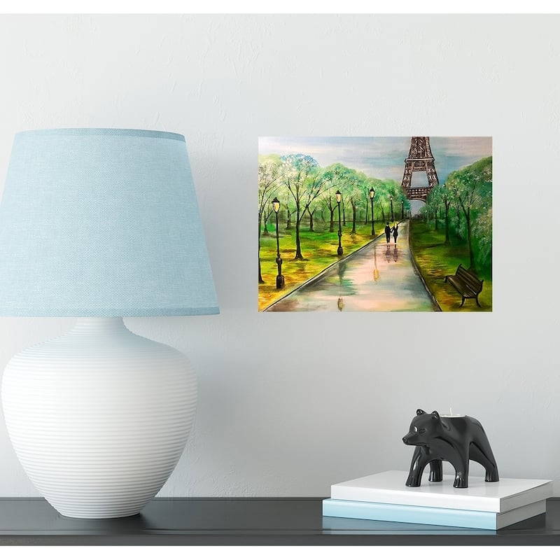 Love In Paris by Ed Capeau Giclee Art Painting Reproduction POD - 12 x 16