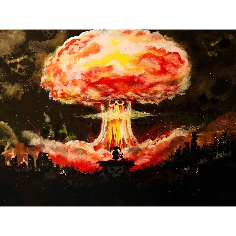 Mystery Girl KaBoom by Ed Capeau Giclee Art Painting Reproduction POD ...