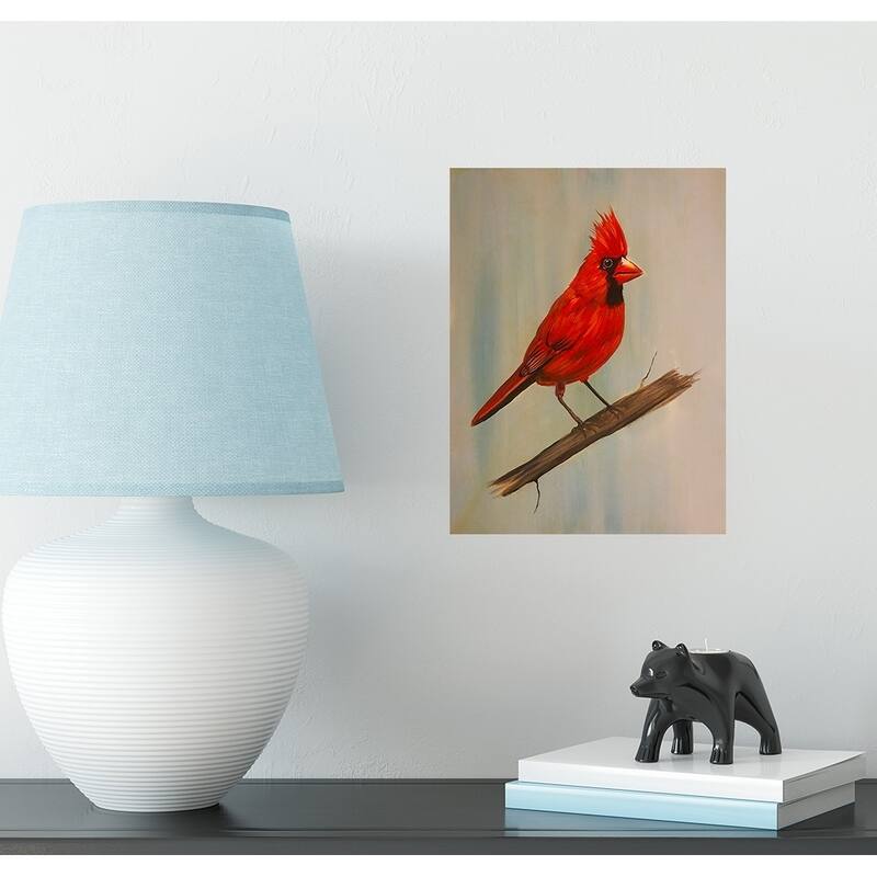 Cardinal by Ed Capeau Giclee Art Painting Reproduction POD - 12 x 16