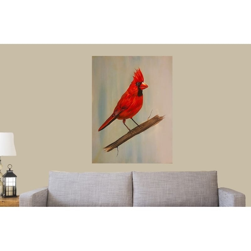 Cardinal by Ed Capeau Giclee Art Painting Reproduction POD - 24 x 32