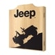 Jeep Silhouette Dart Board Cabinet Set - 20.5