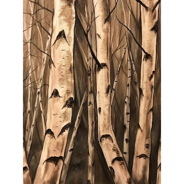 Birch Branches by Ed Capeau Giclee Art Painting Reproduction POD - On Sale  - Bed Bath & Beyond - 30348258