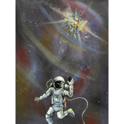 Space Exploration by Ed Capeau Giclee Art Painting Reproduction POD