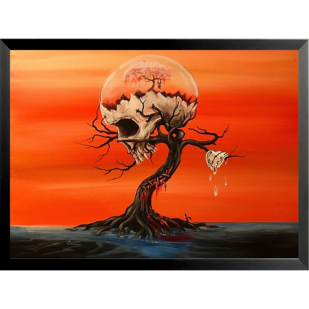 FRAMED Dali's Skull by Ed Capeau Art Painting Reproduction