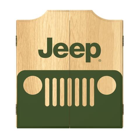 Jeep Grille 2 Dart Board Cabinet Set