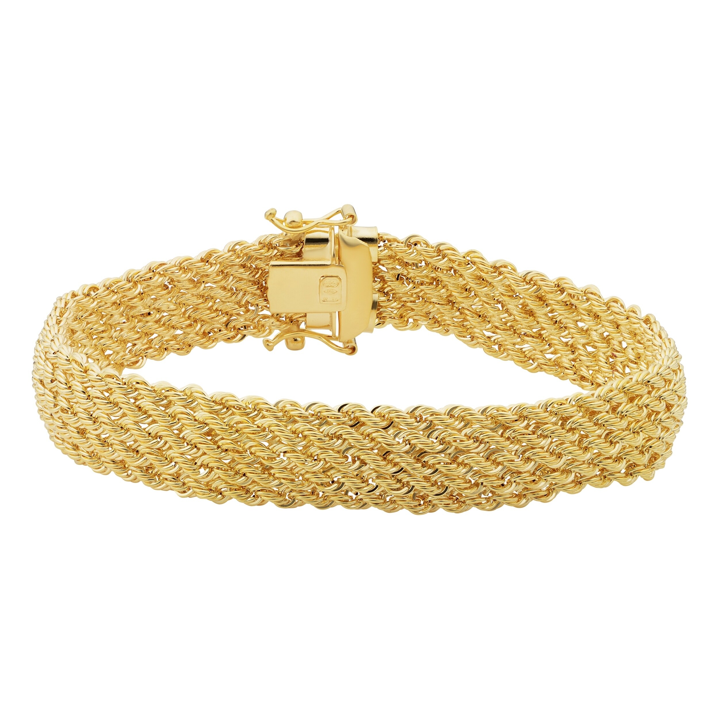 18k rope bracelet