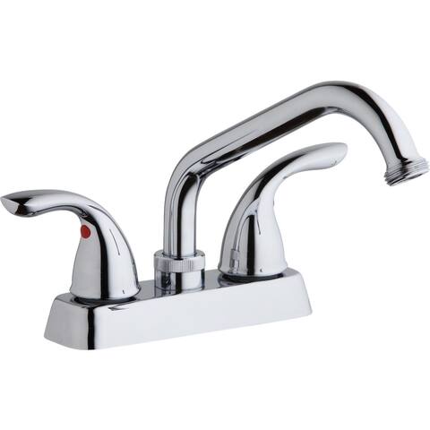 Elkay Everyday Laundry/Utility Deck Mount Faucet and Lever Handles Chrome