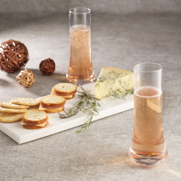 heavy champagne flutes