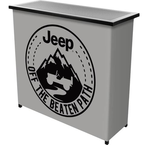Jeep Black Mountain Collapsible Portable Bar