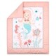 preview thumbnail 2 of 2, PS by The Peanutshell Mermaid Kisses 3-Pc Microfiber Crib Bedding Set