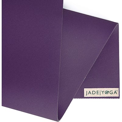 Jade Yoga Harmony Mat, Purple, 3/16" 24" x 74"