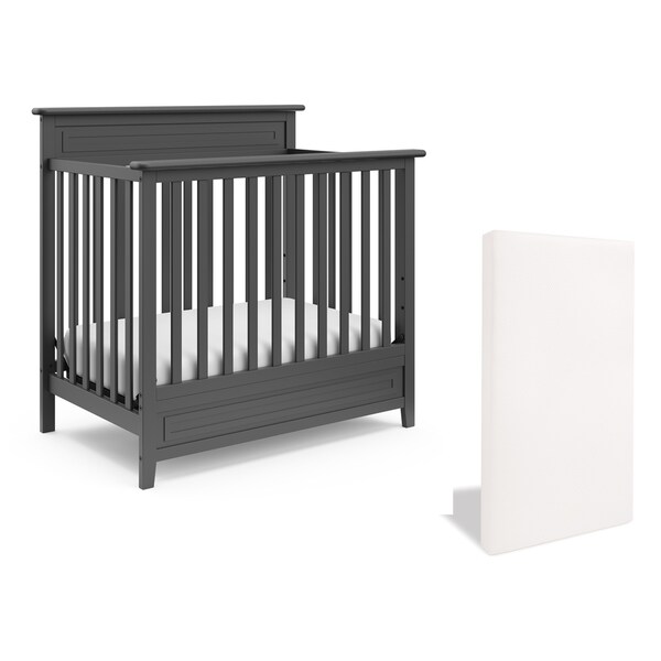 black mini crib