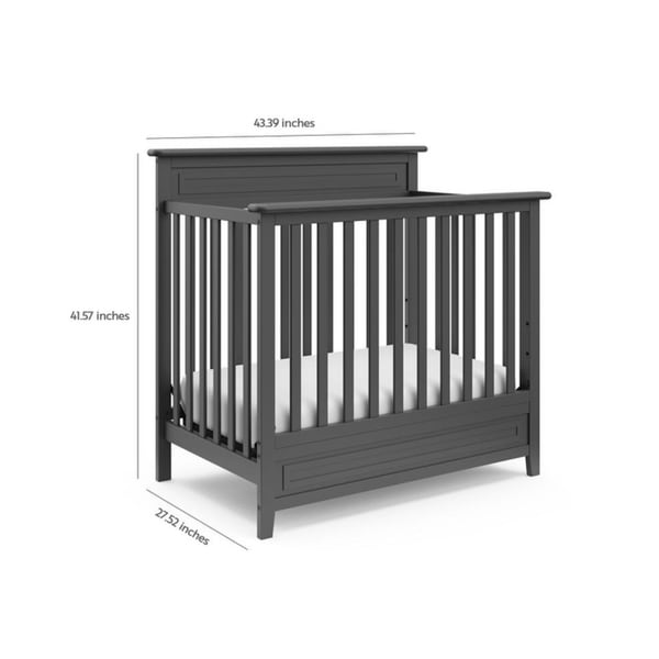 mini mattress crib