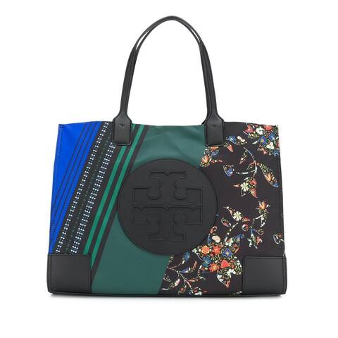 tory burch floral ella tote