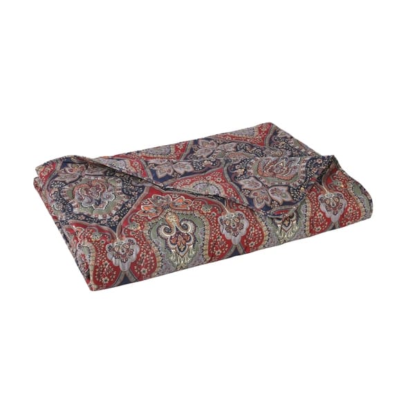 Full//Queen Burgundy VCNY Home Maxwell Quilt Set