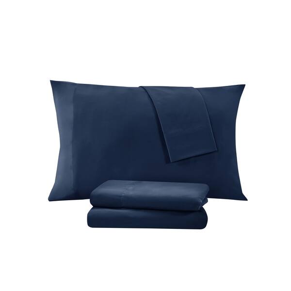 Shop Vcny Home Dion Burgundy Navy Damask Bed In A Bag Comforter