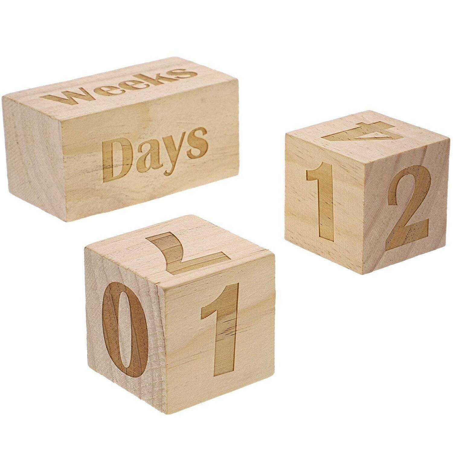 milestone wooden blocks