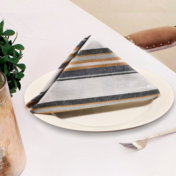 12-Pack 100% Cotton Solid Square Napkins – Hotel Quality, Machine Washable, Perfect For Weddings & Parties