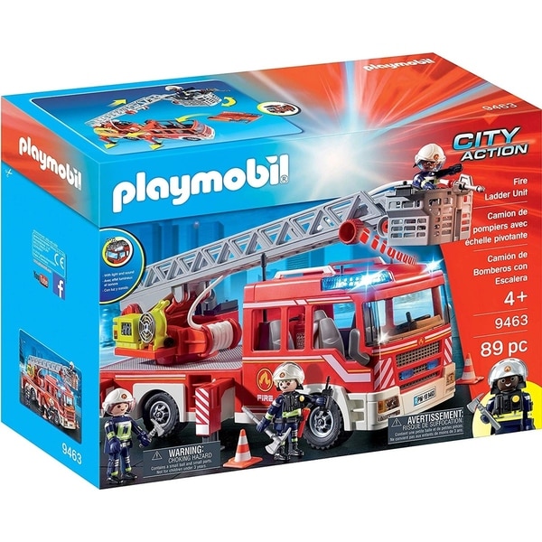 playmobil fire rescue station