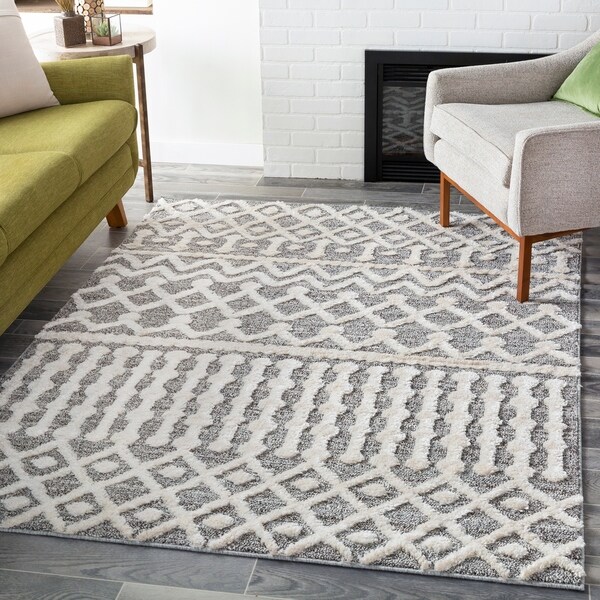 Marin Moroccan Trellis Area Rug - Overstock - 30359860