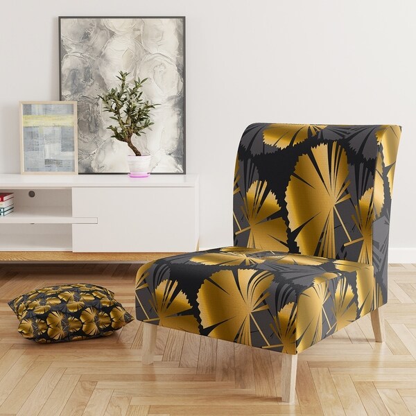 palm leaf accent chair