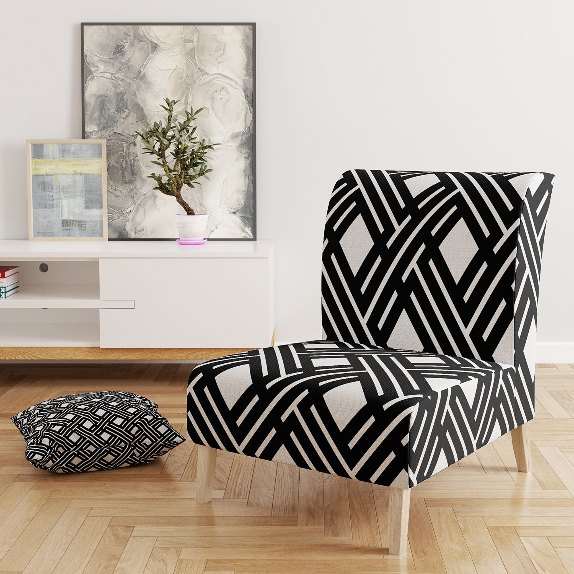 chair with ottoman pattern