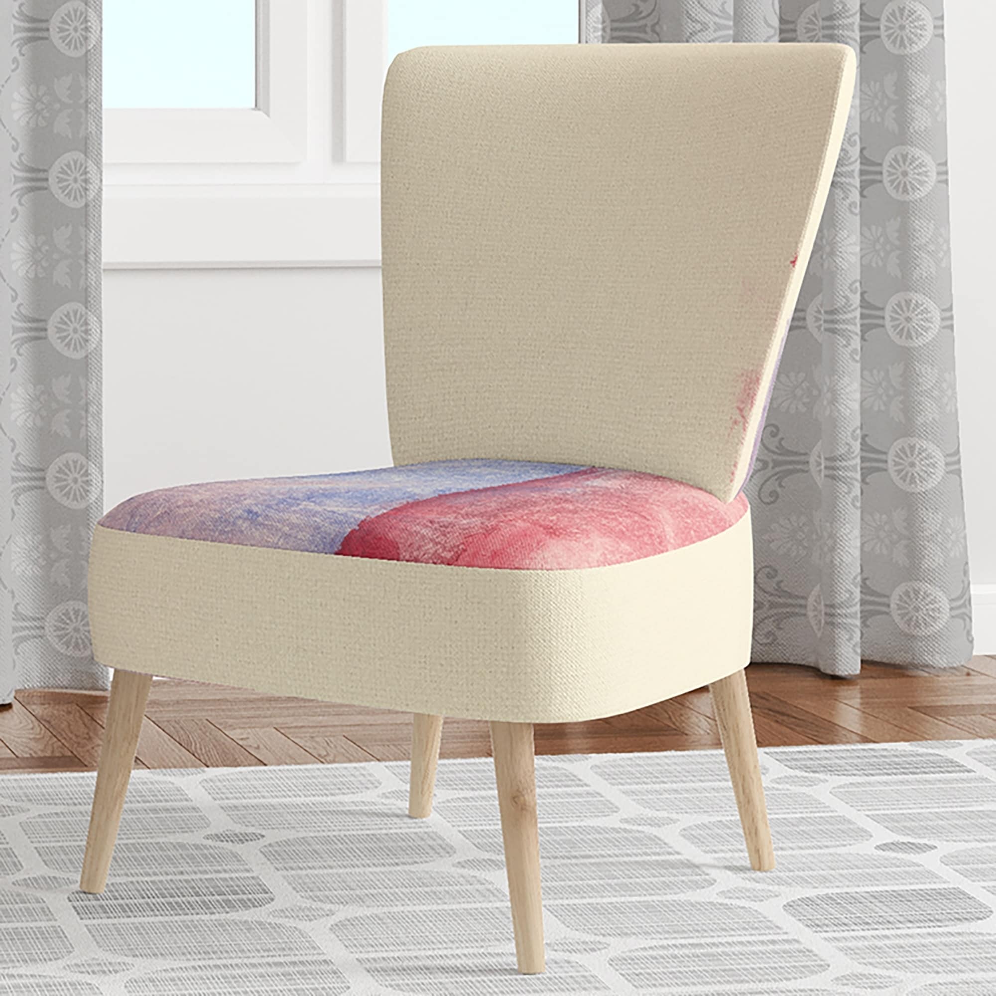 pastel accent chairs