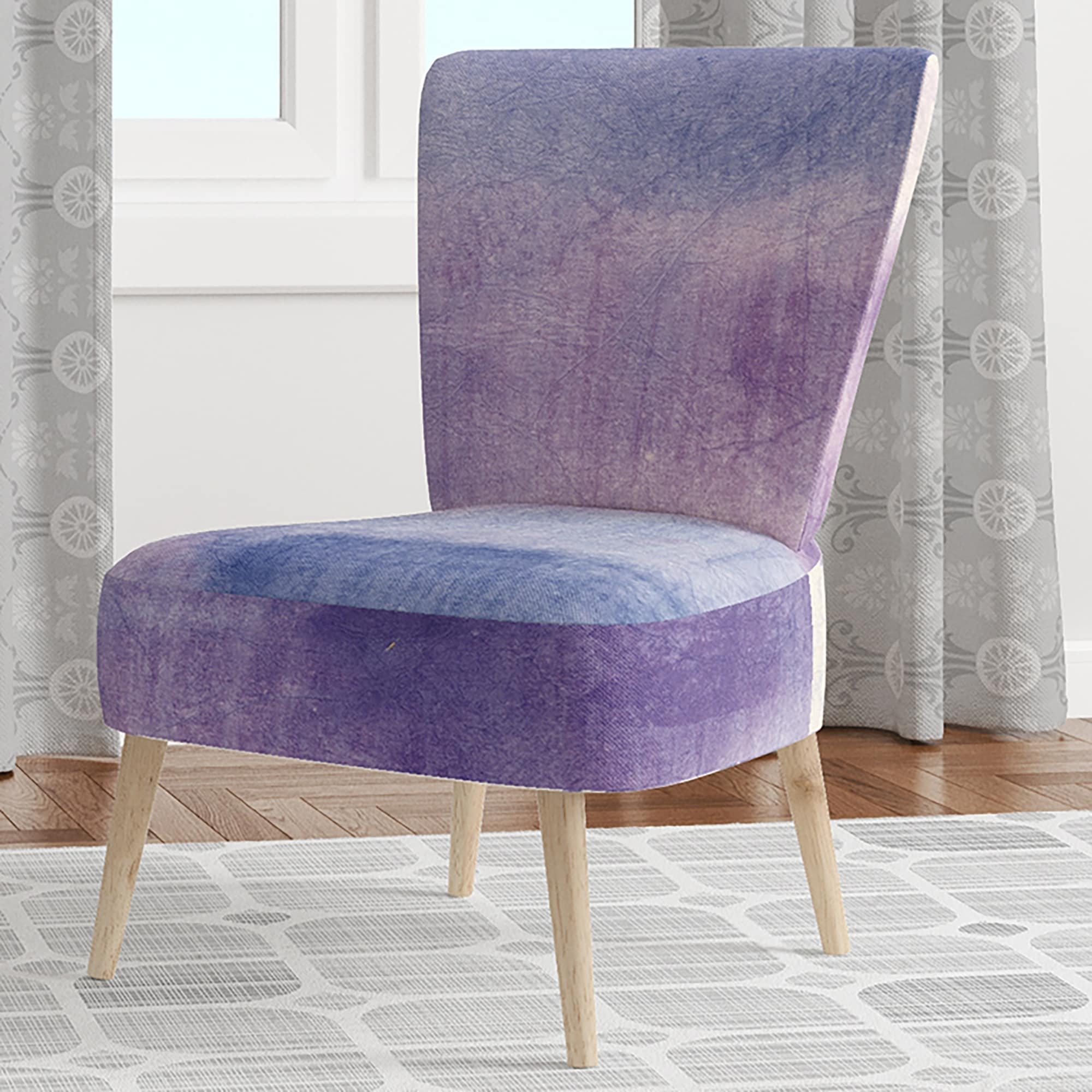 lilac cocktail chair