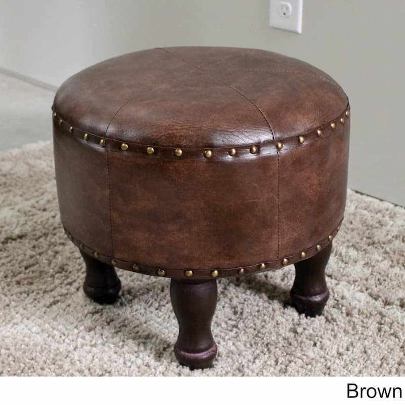 International Caravan Carmel 17-inch Ottoman Stool