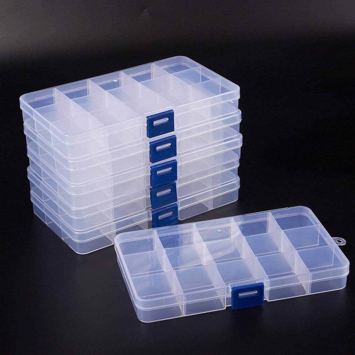 Clear Plastic Organizer Bins 6 Slots Jewelry Tool Box Organizer Storage  Beads Jewelry Box New Fashion Plastic Packaging Gift Earring Ring Box For  Jewerly P230324 From Misihan08, $11.55