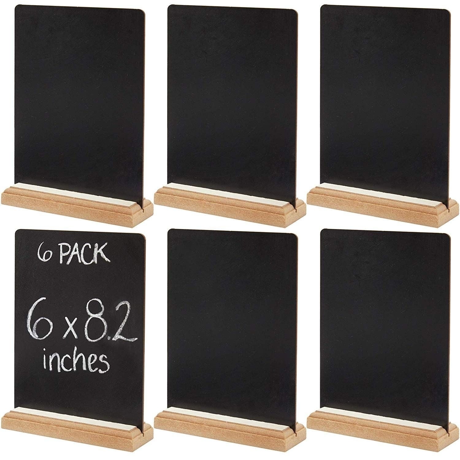 10pcs Mini Blackboard Pendant Wooden DIY Double Side Home Furnishing Decor L&6 