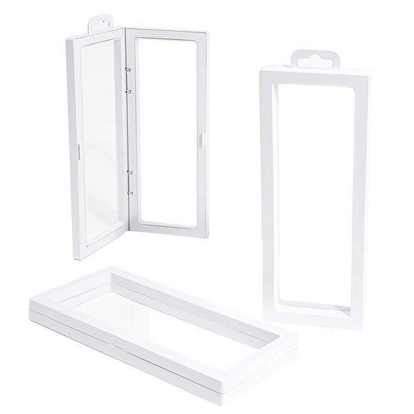 Floating Wall Display Case for Medallions - Home Decoration, Coins (3 Pack)