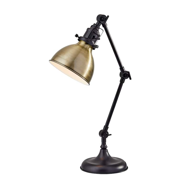 Adesso Antique Bronze Alden Desk Lamp