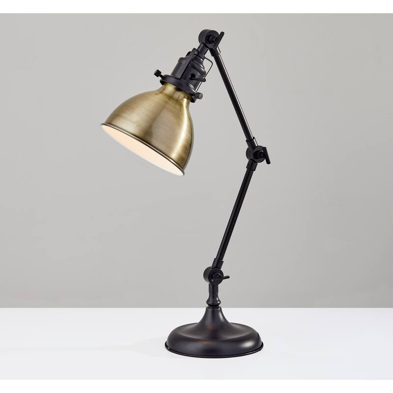 Adesso Antique Bronze Alden Desk Lamp