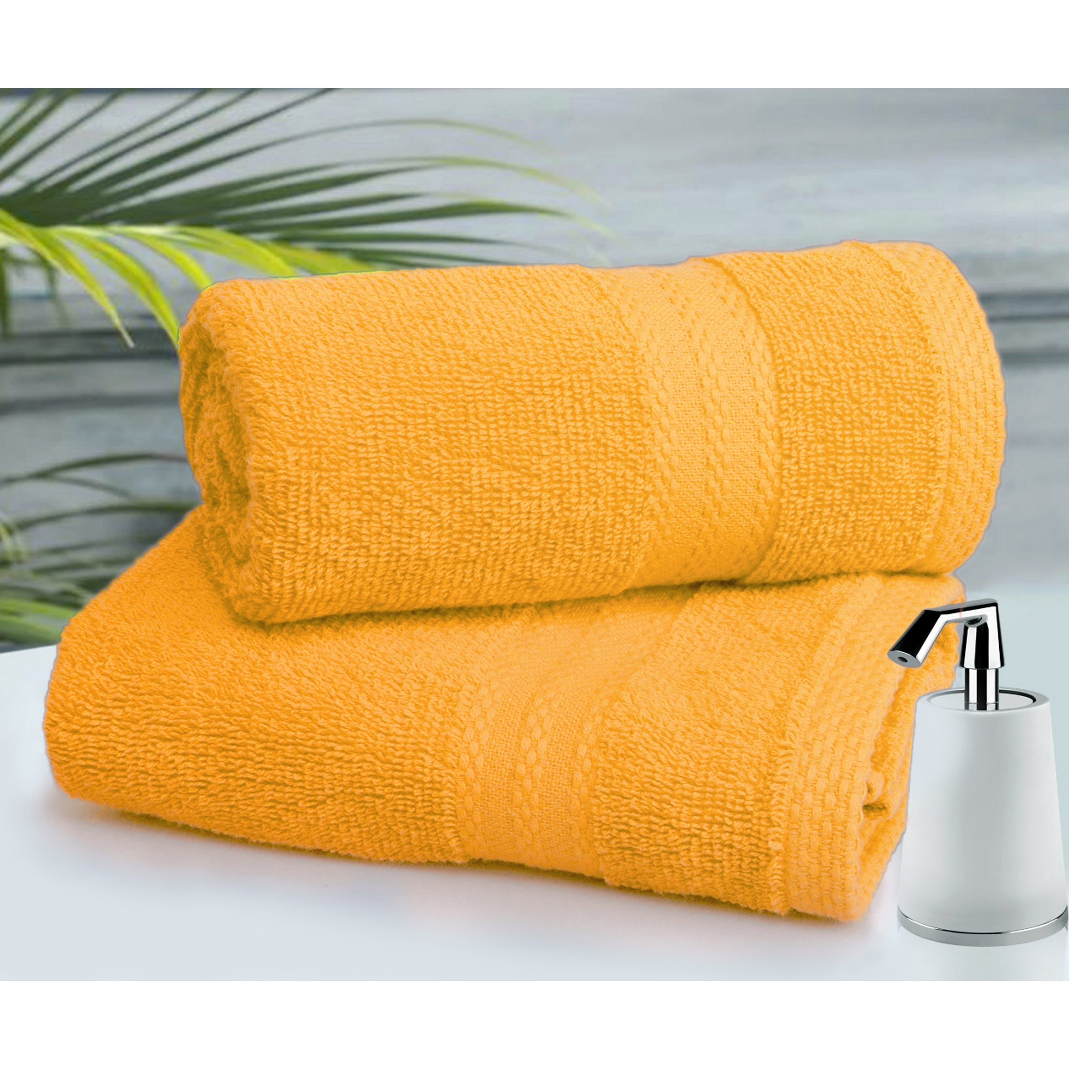 BHT Towels - 100% Cotton Thick & Large 600 GSM Hand Towel - Genuine  Ringspun, Luxury Hotel & Spa Quality (Set of 4 Hand Towels, Golden Yellow)  Set of 4 Hand Towels Yellow