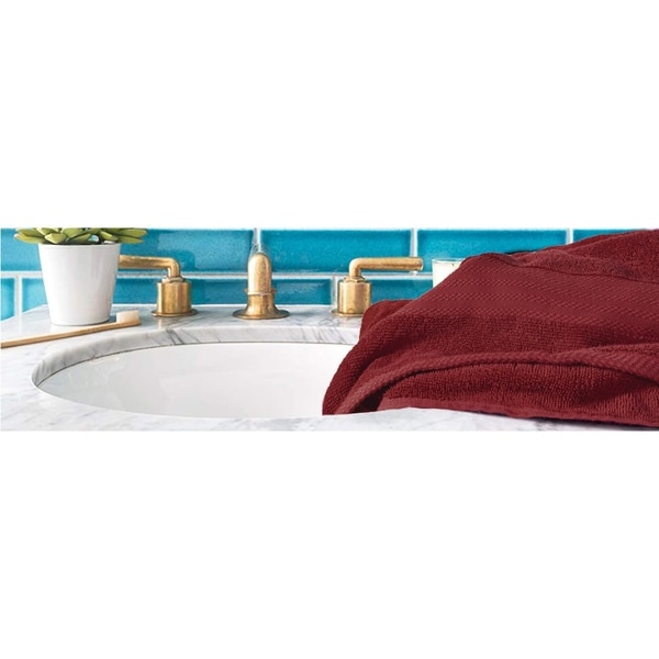 Glamburg 100 Pure Cotton 4 Pack Bath Towel Set 27x54 Ultra Soft