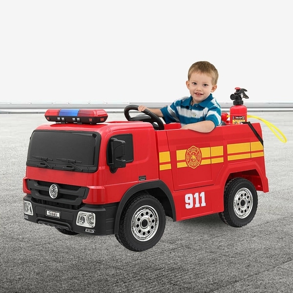 kids electric fire truck