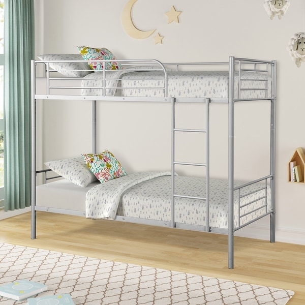 Twin Over Twin Metal Bunk Bed