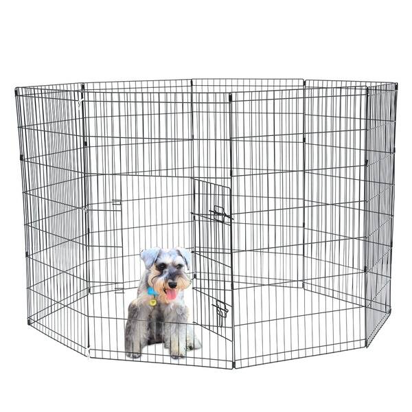 Dog Exercise Pen Pet Playpens Puppy Playpen Outdoor Yard Fence Bed