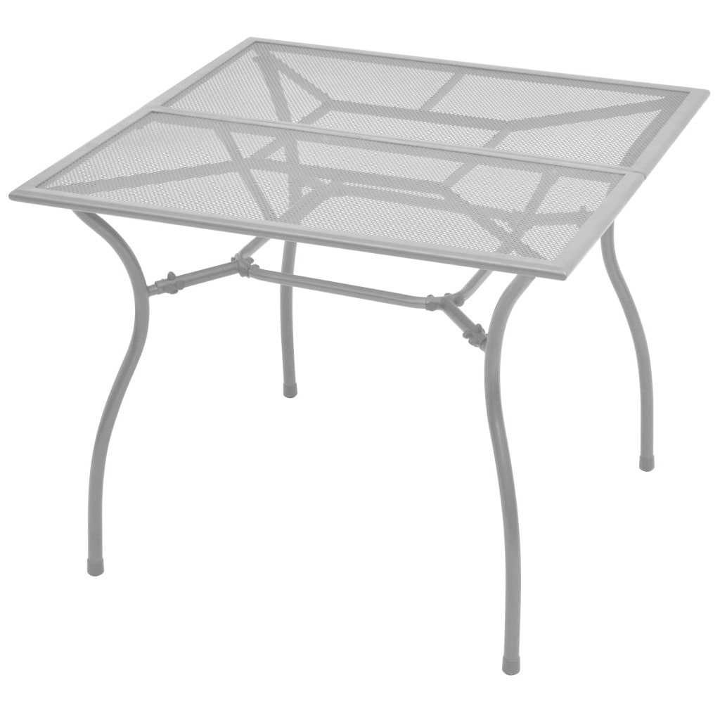 Outdoor Dining Table Steel Mesh 35 4 X35 X28 3 Free Outdoor Dining Table Steel Mesh 35