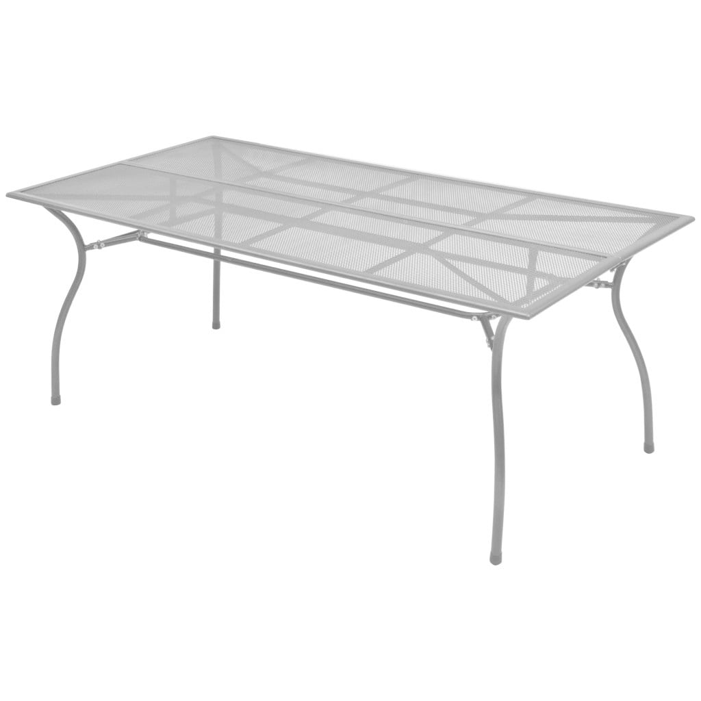 Outdoor Dining Table Steel Mesh 70 9 X35 4 X28 3 On Outdoor Dining Table Steel Mesh 70