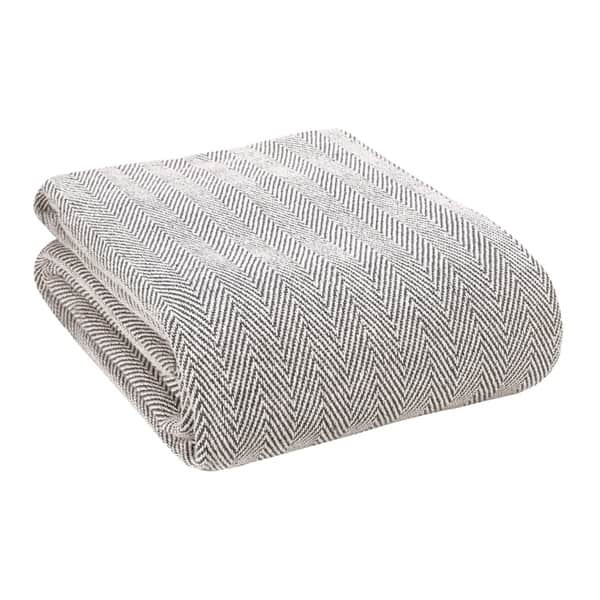 Porch u0026 Den Vetter Thermal Cotton Herringbone Throw Blanket - Bed Bath u0026  Beyond - 30364324