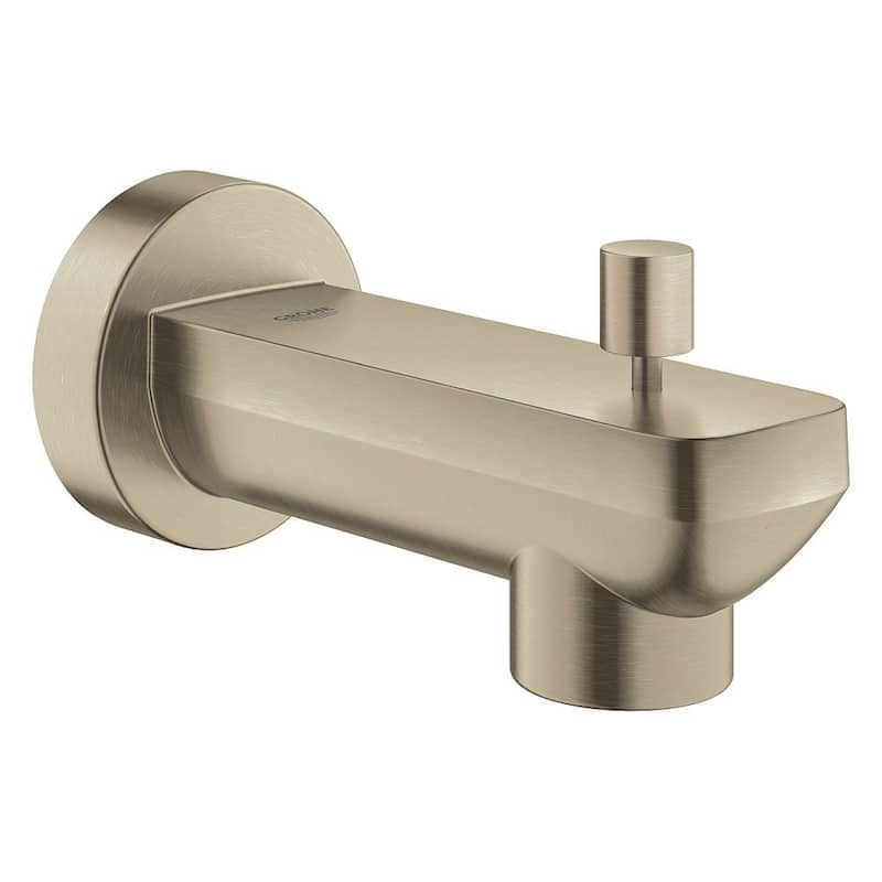 Grohe Lineare Diverter Tub Spout In StarLight Chrome - Brushed Nickel