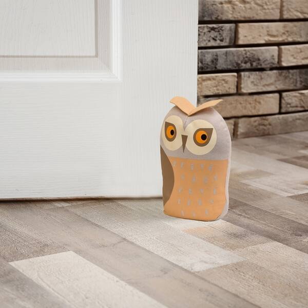 Owl Fabric Bag Door Stop Interior Weighted Floor 2 2 Lbs 5 L X 4 2 W X 8 2 H Overstock 30366852