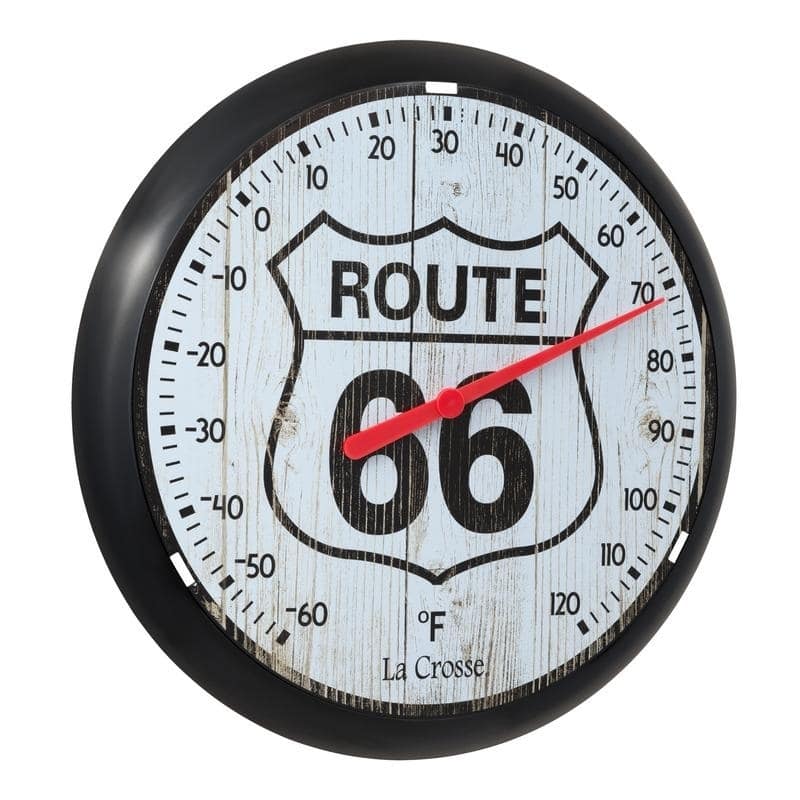 La Crosse 8" Route 66 Round Dial Thermometer