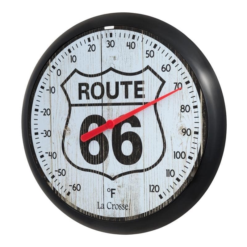 La Crosse 8" Route 66 Round Dial Thermometer