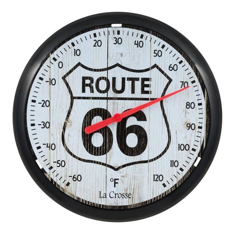 La Crosse 8" Route 66 Round Dial Thermometer